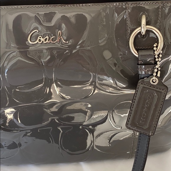 Coach patent tote - Picture 3 of 10